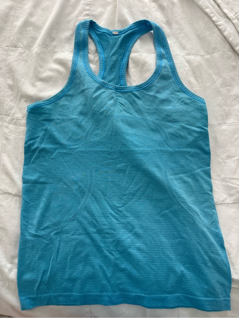 lululemon athletica Blue Racerback Tank Top